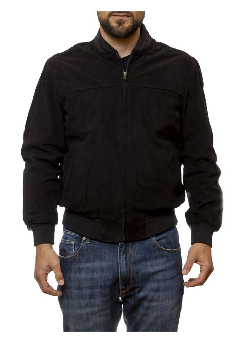 giubbino camoscio blu PK BY PASKAL | 003CAM-BLU